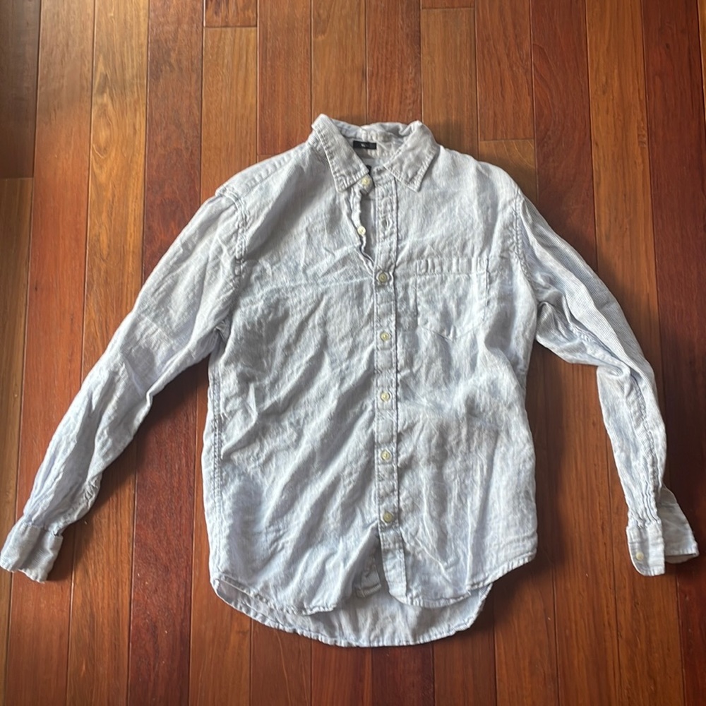 J. Crew linen/cotton button down shirt